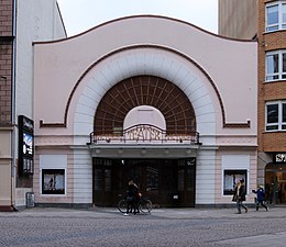 Victoriabiografen på Södra Förstadsgatan i Malmö, ritad och uppfört av Stenberg 1912.