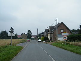 The road into Sainte-Emilie