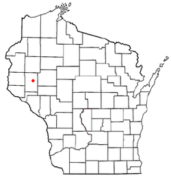 Location of Tainter Lake, Wisconsin