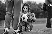 WK 74, тренинг бразильского хранителя E Leao tijdens, тренинг, Bestanddeelnr 927-2955.jpg