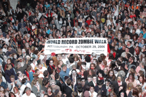 English: Zombie walk in Pittsburgh