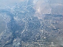 Актобе с высоты 11000 метров (снимок из самолета)