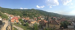 Panoramic view of the village