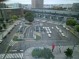 駅前ロータリー（2013年8月）