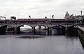 Brücke über den Clyde vor dem Endbahnhof Glasgow Central (1989)