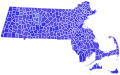 2002 United States Senate Election in Massachusetts by Municipality