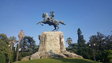 Monumento a Giuseppe Garibaldi in via Chiodo, La Spezia