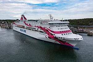 M/S Baltic Princess i Mariehamn.