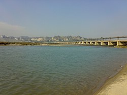 2 Река Сатлуж Сатледж Ропар Плотина и мост в Рупнагаре, Пенджаб, Индия.jpg
