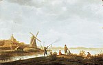 Aelbert Cuyp, Riviergezicht met de Riedijkspoort