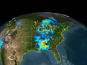 English: Air quality from EPA and MODIS on 11 ...