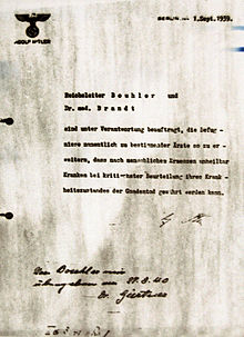 Hitler's order for Action T4 Aktion brand.jpg