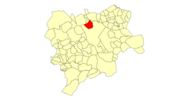 Kaart van La Gineta
