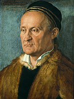 Albrecht Düreren Jakob Muffelen erretratua (1526).