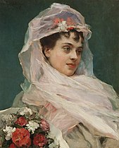 Aline Masson con tocado de gasa (1880), Państwowe Muzeum Sztuk Pięknych w Buenos Aires