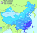 Average annual precipitation in China(English).png