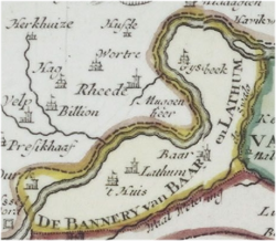 Praporščina Bahr in Lathum leta 1741