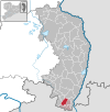 Lage der Gemeinde Bertsdorf-Hörnitz im Landkreis Görlitz