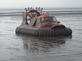 Rescue hovercraft on the sand/mud at Brean