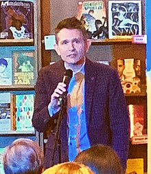Francis speaking at Glad Day Bookshop in Toronto in 2019