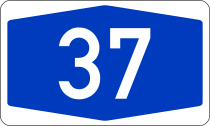 Bundesautobahn 37 number.svg