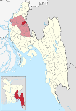 Location of Burichang