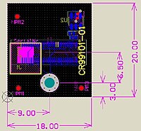 CRUVI PCB Vorlage CR99101 18 x 20 HS