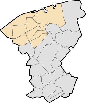Кантон Кале-Нор-Уэст в составе округа