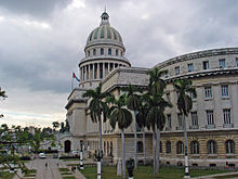 The Capitolio Nacional in Havana was built in 1929 and is said to be modeled on the Capitol building in Washington, D.C. Capitolio havana.jpg