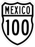 Federal Highway 100 shield