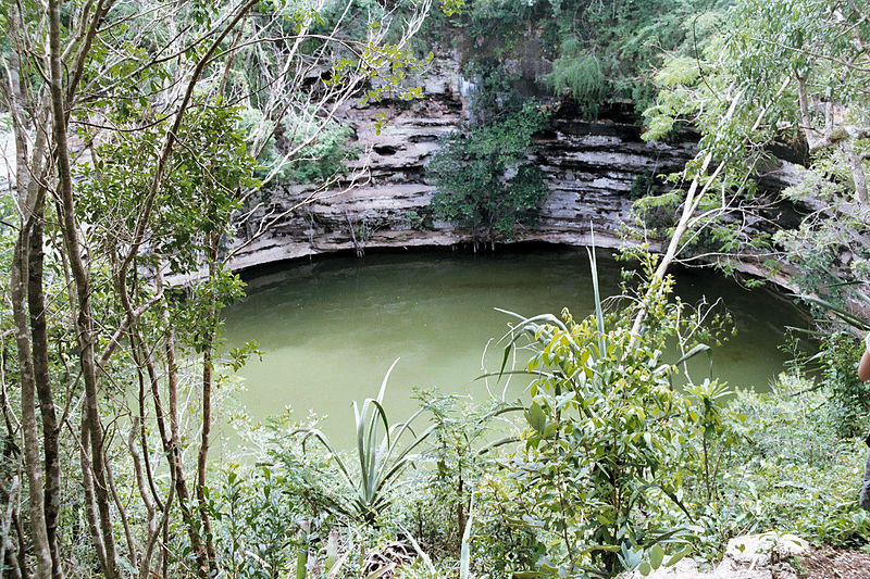 Sacred Cenote at Chichen Itza.