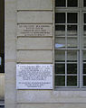 Plaque commémorative