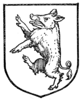 Fig. 353.—Boar rampant.