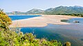 Delta de la rivière Fangu, en Corse.