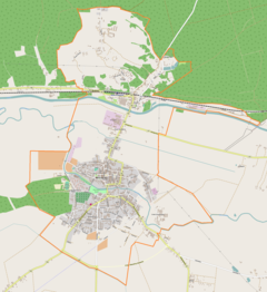 Mapa lokalizacyjna Drezdenka