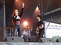 Simone Simons, Ad Sluijter, Hellfest Summer Open Air 2007
