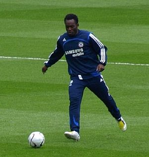 English: Michael Essien, football (soccer) player