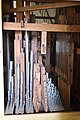 Pfeifenwerk der Johann Georg Förster-Orgel der ev. Kirche zu Albach
