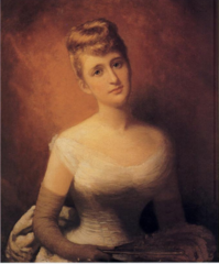 Florence Sellers Coxe Paul (the daughter of David Wampole Sellers) by Ida Waugh (circa 1880)