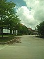 Gambang Waterpark entrance as seen from main road.