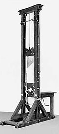 Guillotine von Luzern ohne das ursprüng­lich dazugehörende, 170 cm hohe Schafott