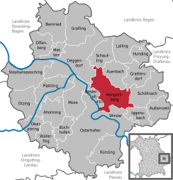 Hengersberg na mapě