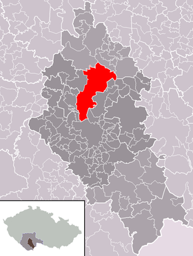 Localisation de Hluboká nad Vltavou