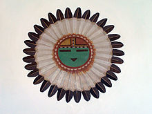 Tawa, the sun spirit and creator in Hopi mythology. Hopi Tawa Mural.jpeg