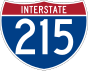 Interstate 215 marker