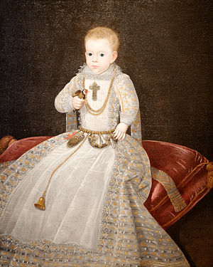 Portrait de l'Infant don Fernando d'Autriche par Bartolomé González y Serrano.