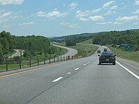 Interstate 81 nördlich von Binghamton