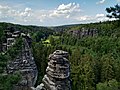 Blick von der Johanniswacht im Bielatal