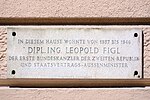 Leopold Figl – Gedenktafel