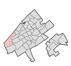 Location of Kijkduin en Ockenburgh in The Hague